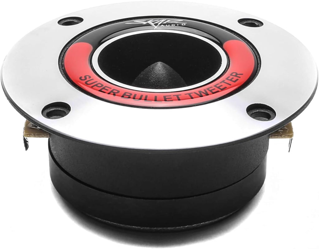 1.75-Inch 400 Watt Aluminum Bullet Super Tweeters, Pair Pack of 2 L8278