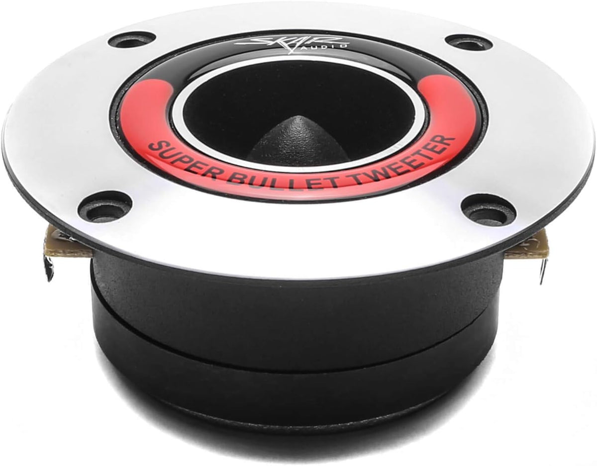 1.75-Inch 400 Watt Aluminum Bullet Super Tweeters, Pair Pack of 2 L8278