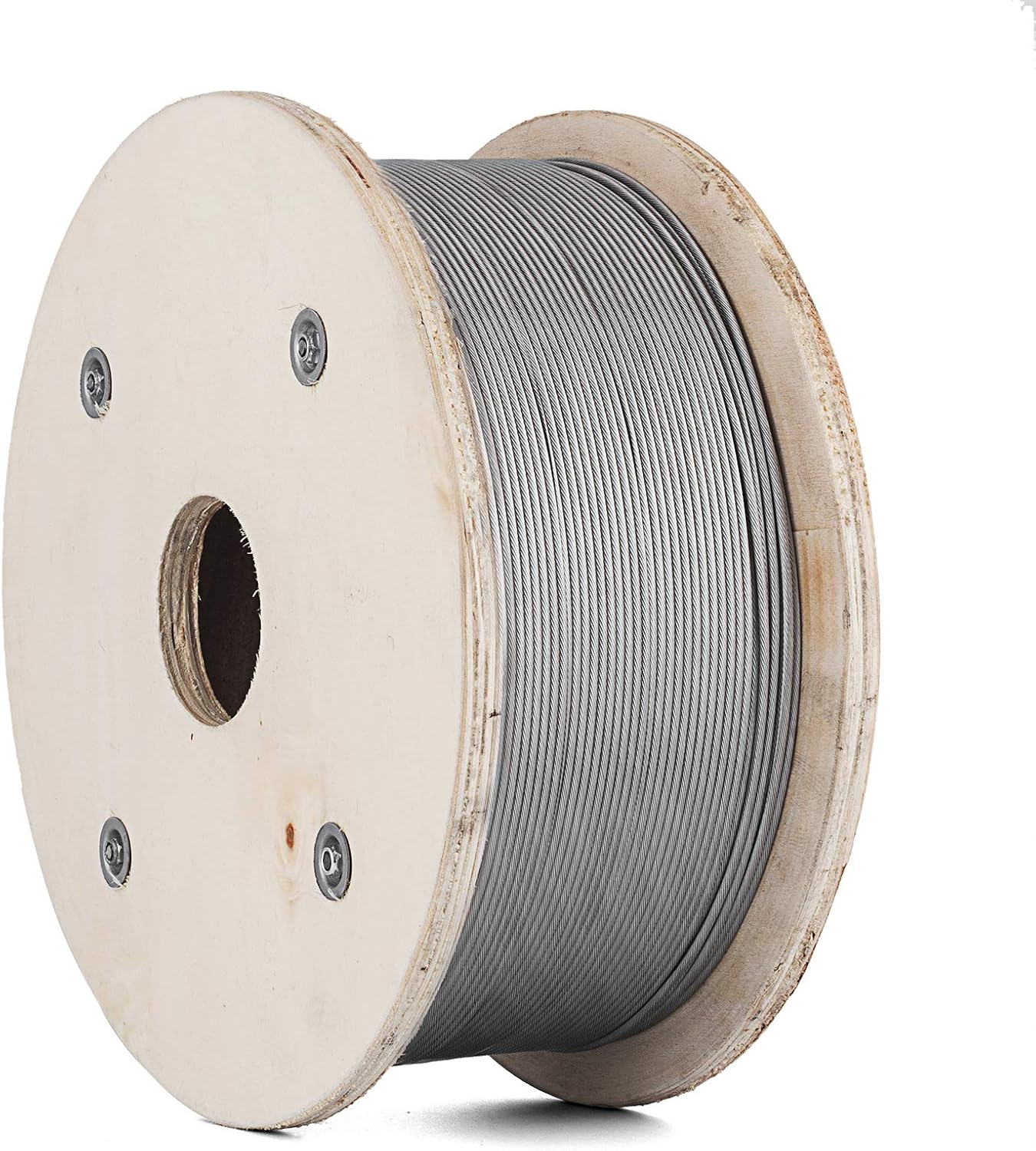 1/8" 1x19 Stainless Steel Wire Rope 1000ft Cable Railing A6405