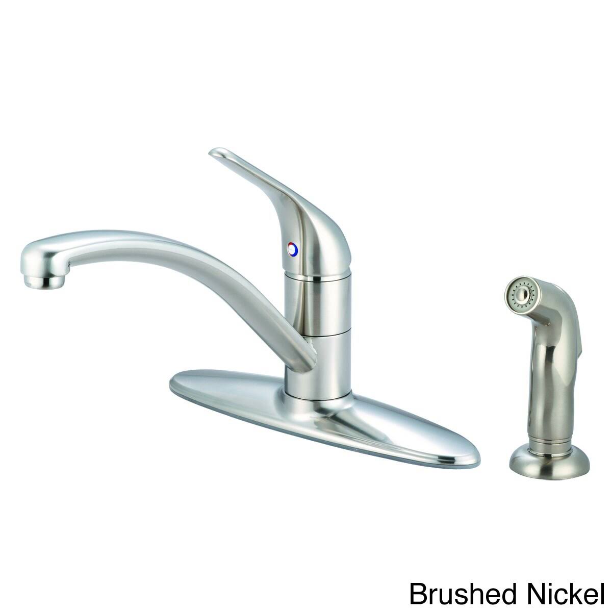 Brushed Nickel Single Handle Kitchen Faucet P46468