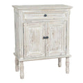 White Wood Accent Cabinet N5093