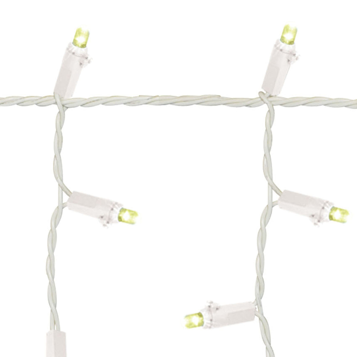 500-Count Warm White LED Dome Icicle Christmas Lights Z4053