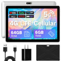 10.1 Inch 4G LTE Tablet with SIM Card Slot, 64GB ROM O5580