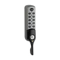 Digital Combination Cabinet & Locker Lock with Lever Handle, Silver P5898