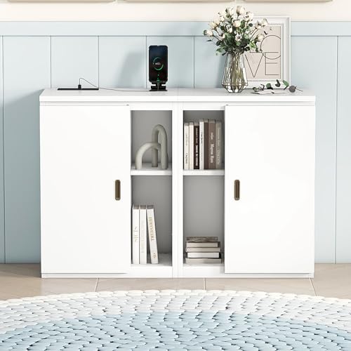 Queen Size Solid Wood Murphy Bed with USB Ports W49592