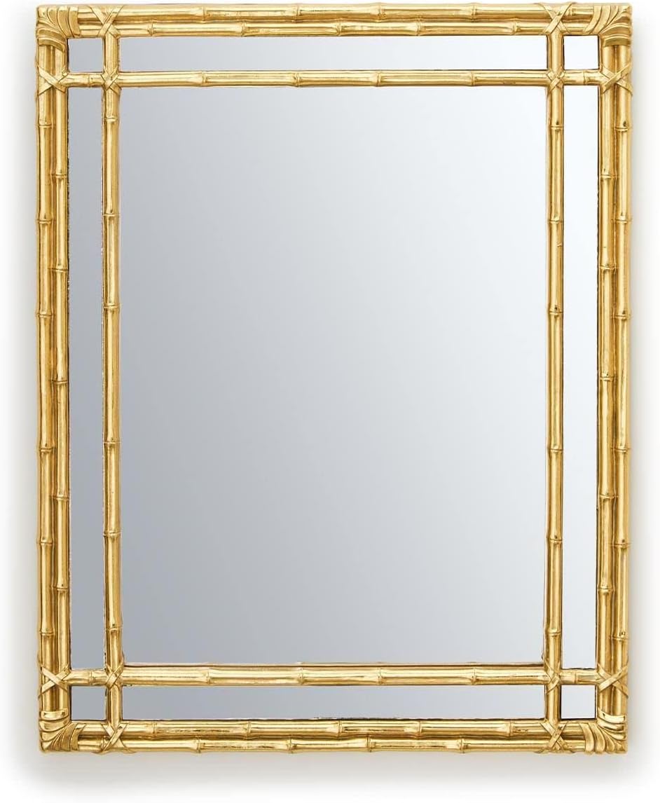 Golden Bamboo Hanging Standing Mirror X933