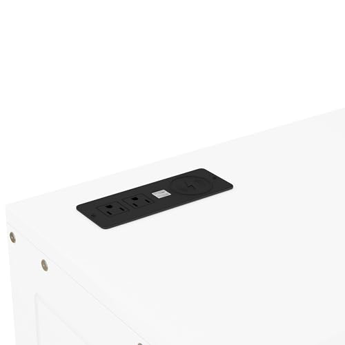 Queen Size Solid Wood Murphy Bed with USB Ports W49592
