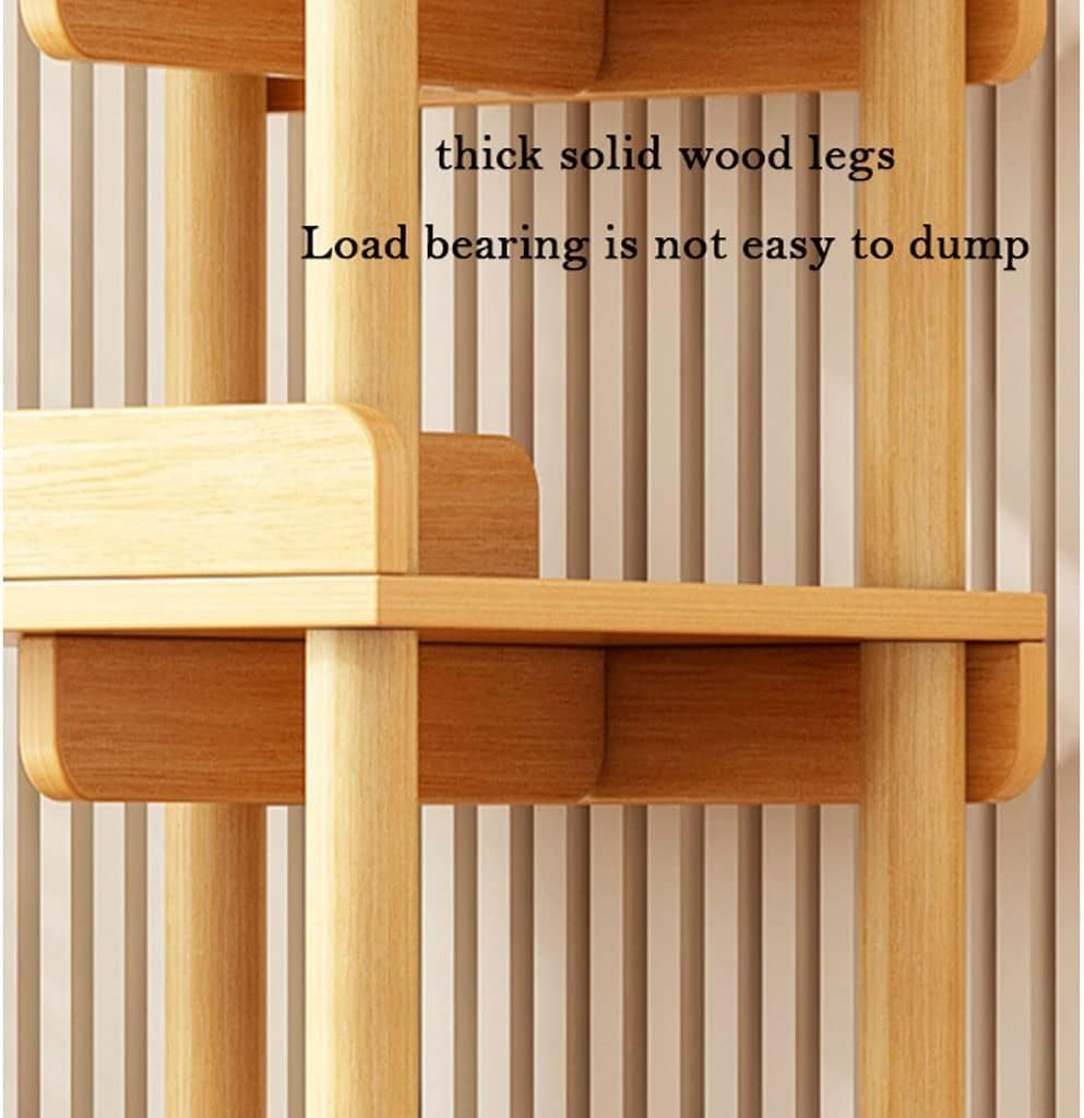 360° Rotating Wooden Square Standing Bookcase Q30137