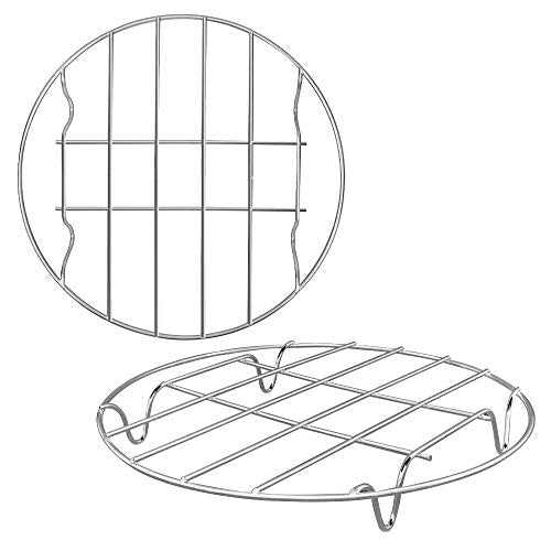 2 Pack 8" Stainless Steel Round Cooking Racks A4410