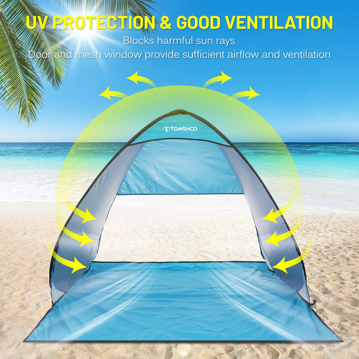 Pop Up Beach Tent with Carry Bag H75850