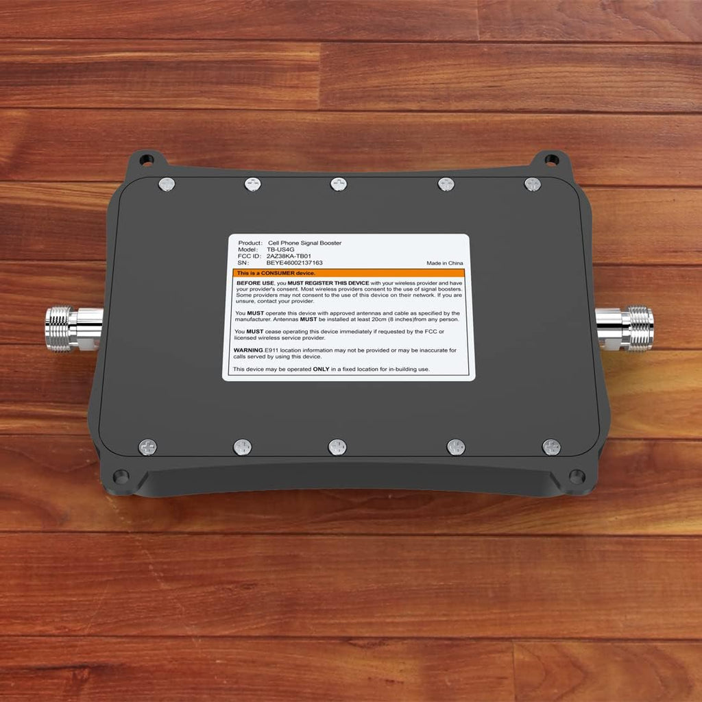 Cell Phone Signal Booster for Home GSM 3G 4G LTE 5G, Up to 4000 sq.ft, Black V744703