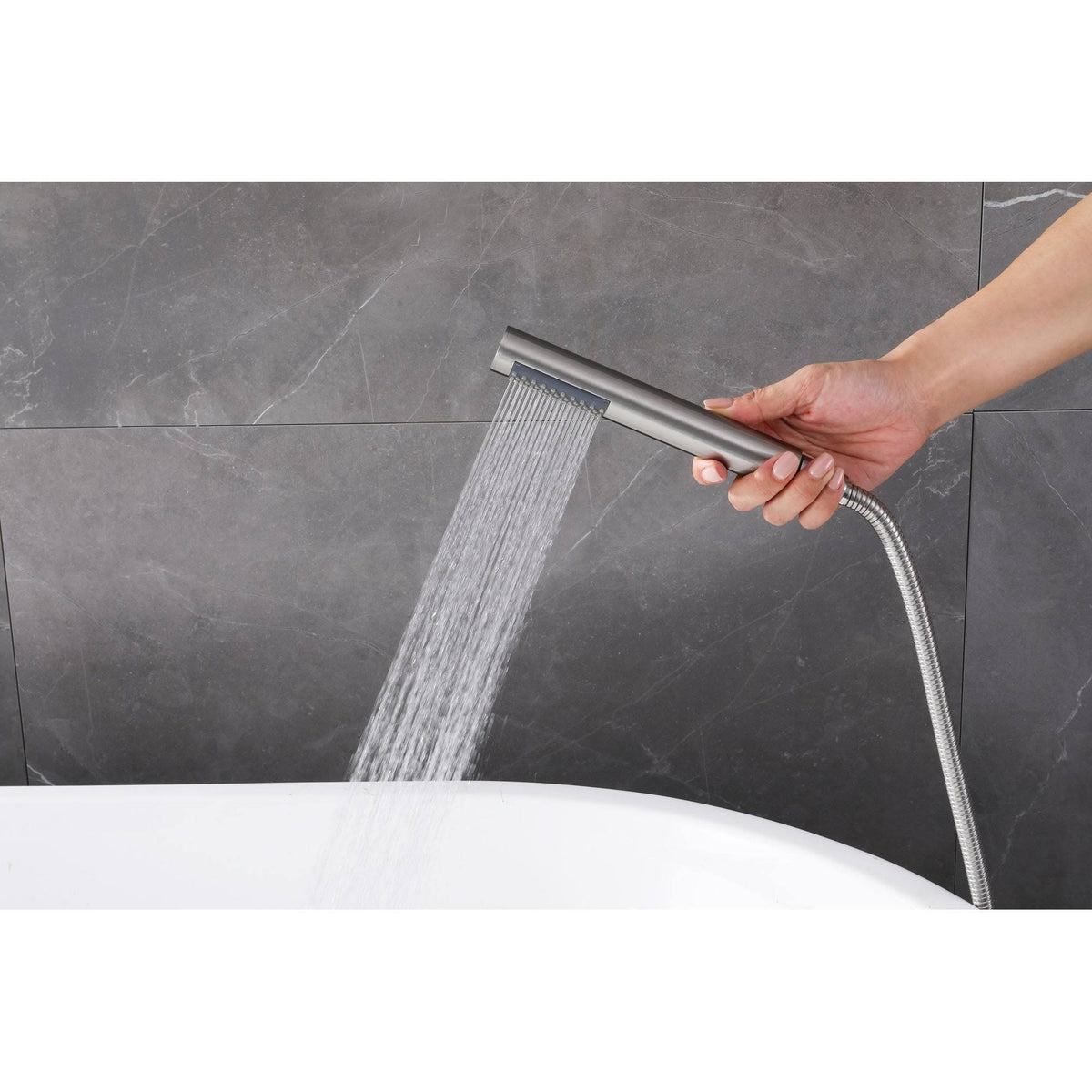 Bronze Floor Mounted Tub Filler Y527