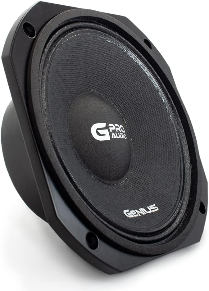 6.5 Midrange Speaker 300 Watts Max 150 Watts RMS Aluminium Bullet Car Audio Speaker Neodymium Magnet 4 Ohm Reinforced Paper Cone Y263