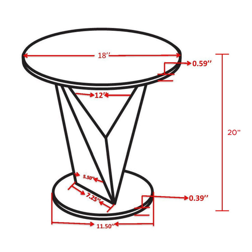 Amethyst Side Table Y5602