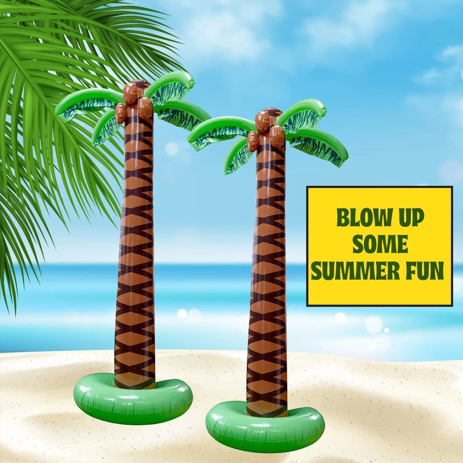 Giant Inflatable Palm Tree, 2 Pack F860