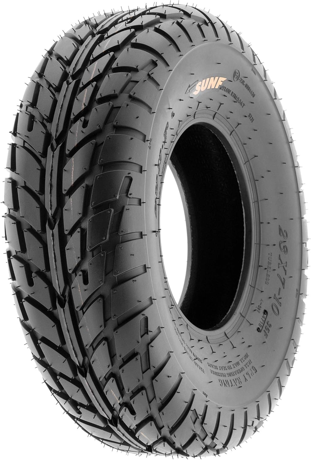 Set of 4 ATV UTV Flat Track Tires 20x7-8 Front & 18x9.5-8 Rear, 6 PR, Tubeless Y775