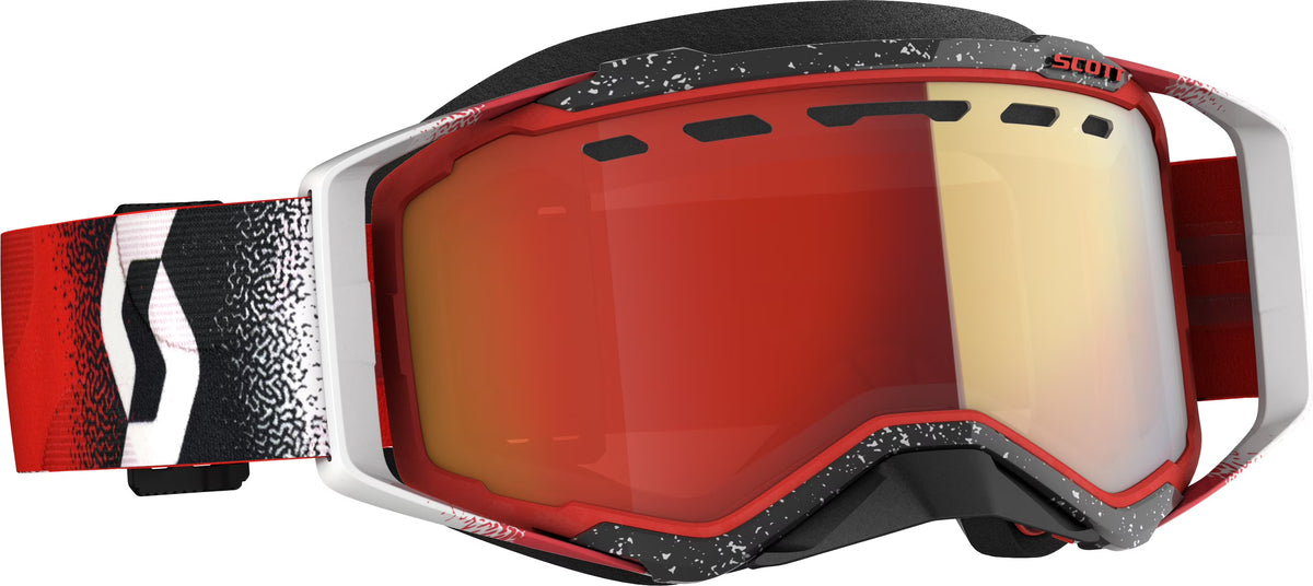 Red Chrome Lens Snow Cross Goggles J75765