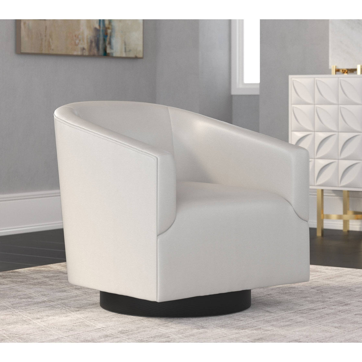 Black Swivel Chair W1074