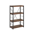 Metal Framed Wooden Etagere Bookcase G633741