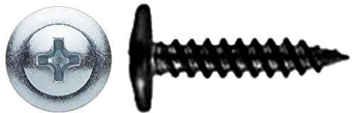 8 x 1 2 Phillips Truss Head Screw Black Phosphate Bulk Box 35 lbs C93296