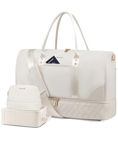 Travel Bag with Shoe Compartment, 3 Pcs Set S25186