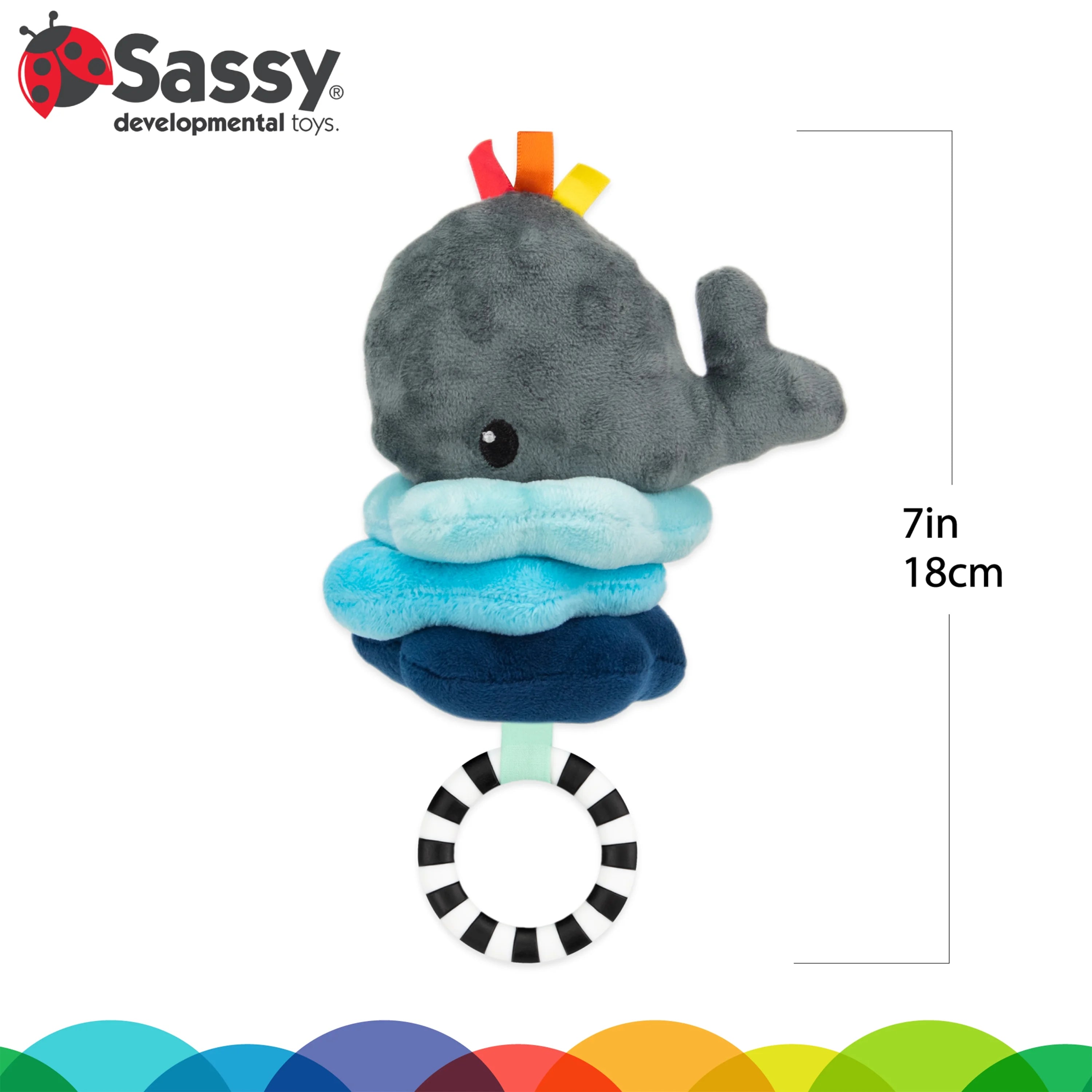 Sensory Pull Down Stroller Toy with Vibrating Upward Motion C220944