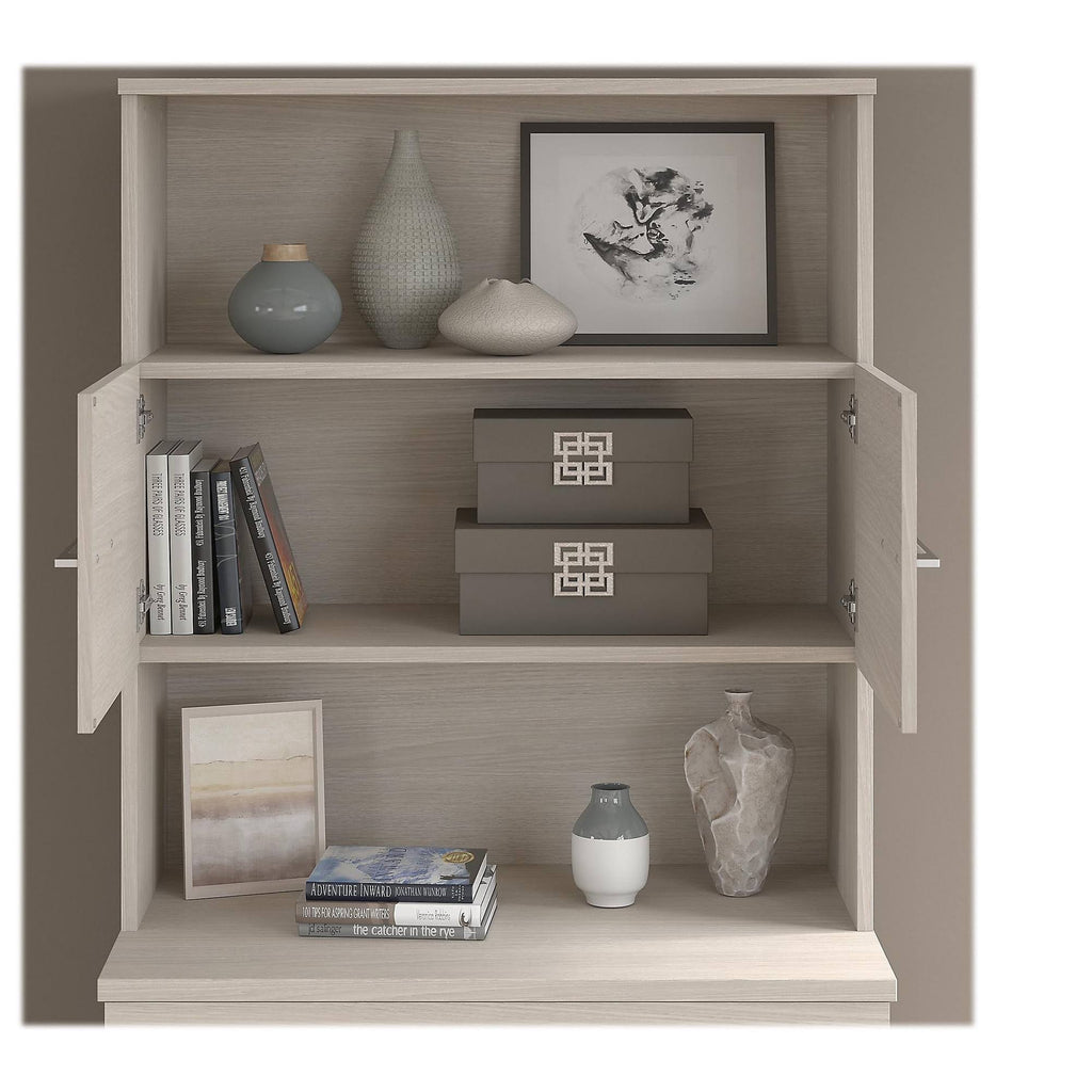 36W Tall Storage Cabinet with Doors and Shelves F60699