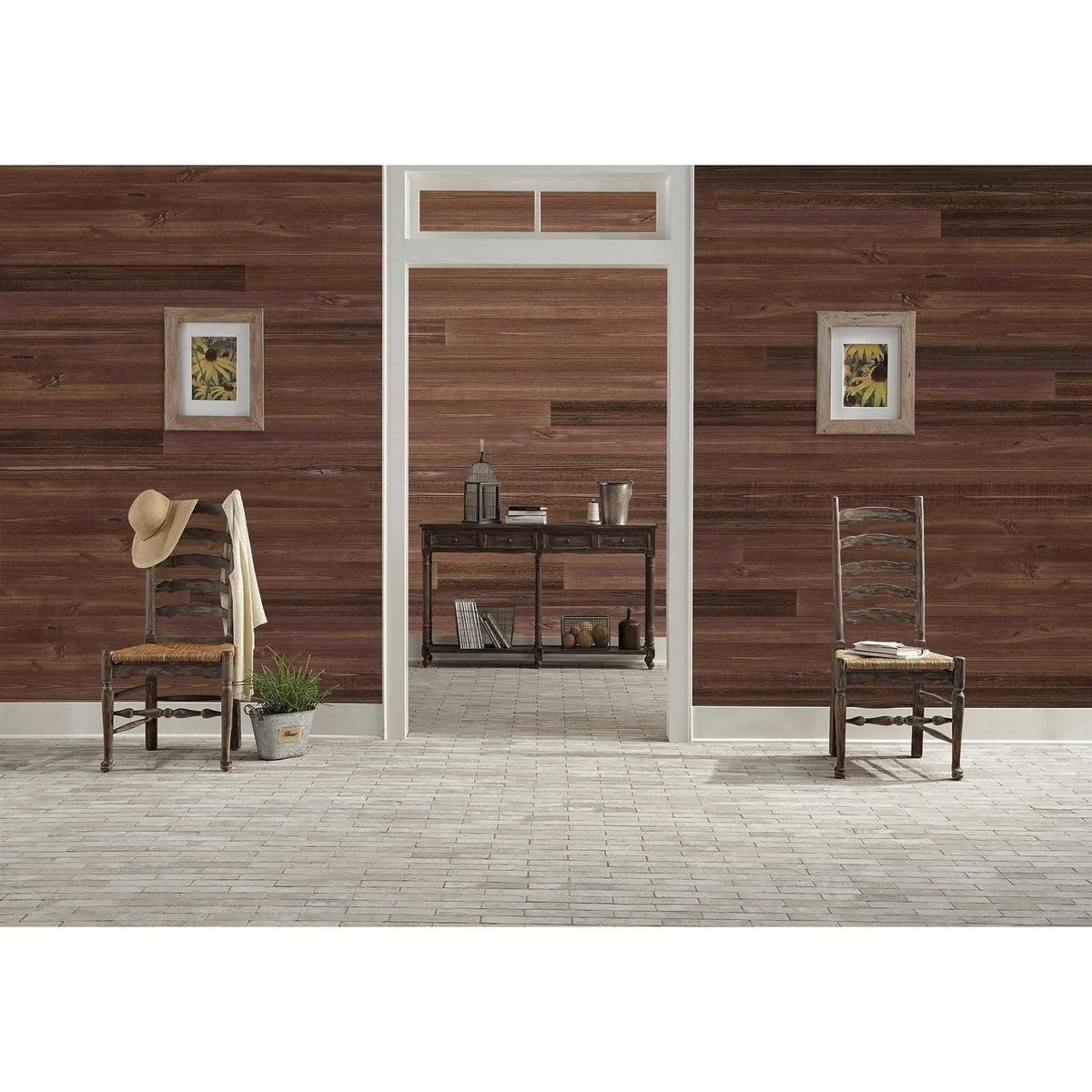 Reclaimed Peel & Stick Solid Wood Wall Paneling - 5 Box R5182