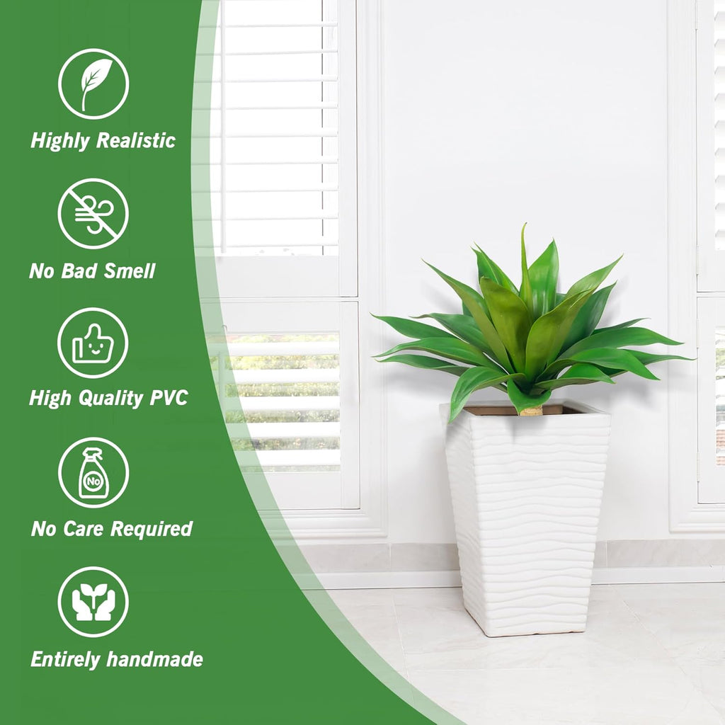 2 Pack 28" UV Resistant Artificial Agave Plants A5478