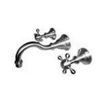 Satin Nickel Wall Mount Lavatory Faucet A901