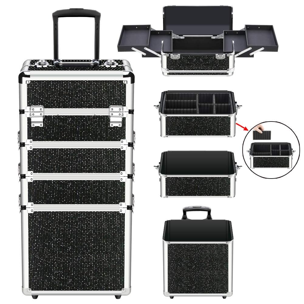 Professional Cosmetics Rolling Organizer Aluminum Frame V705903