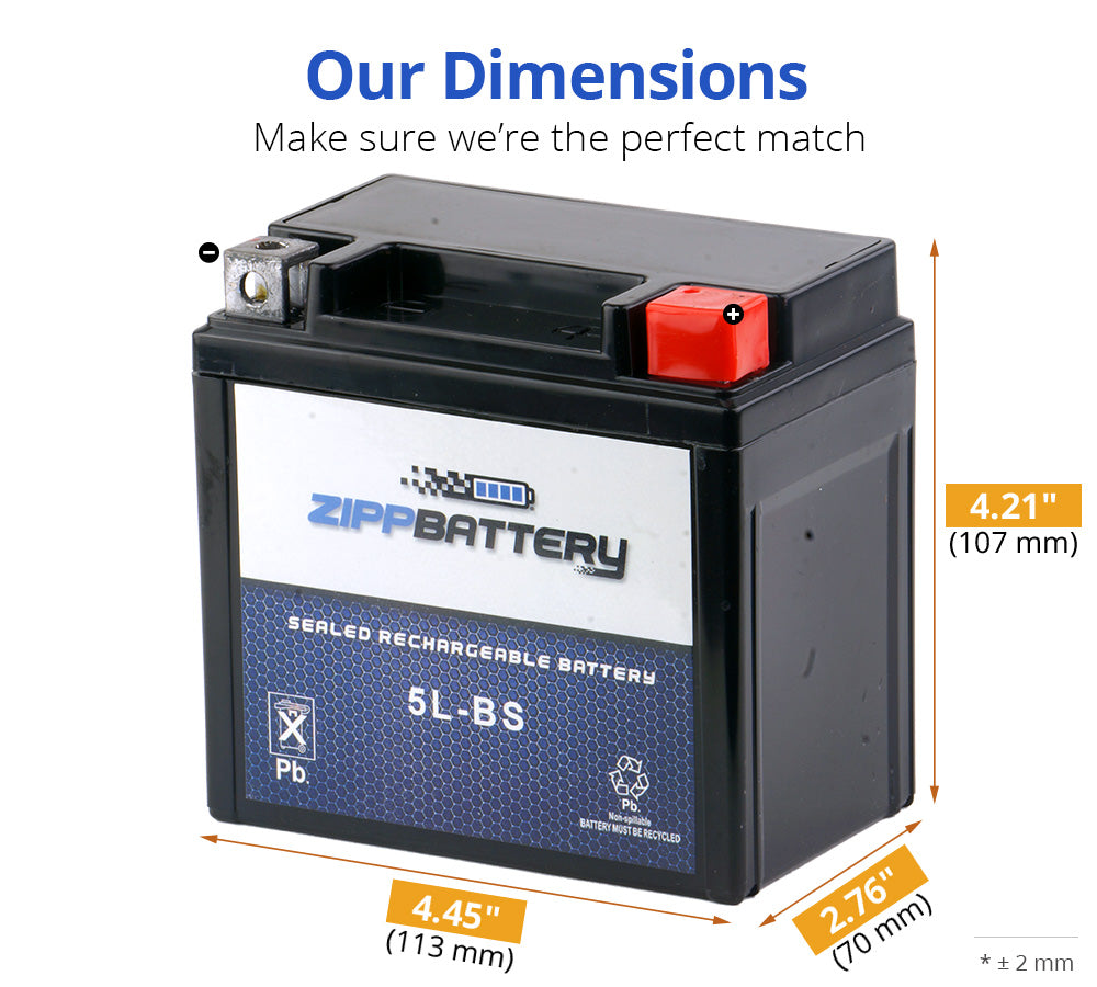 Motorcycle Battery YTX5L-BS Y6753