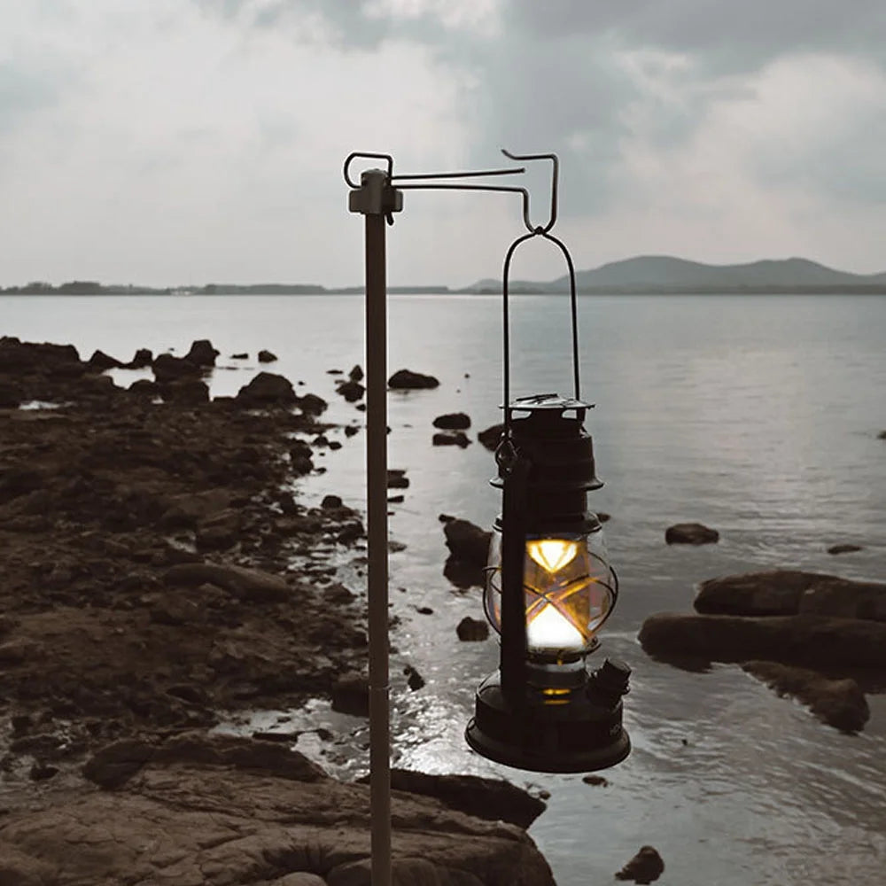 Portable Folding Aluminum Alloy Camping Lantern Stand B781