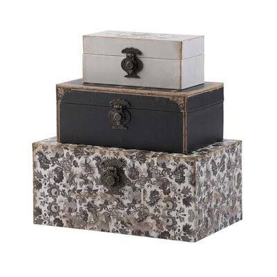 Black Decorative Boxes W54380