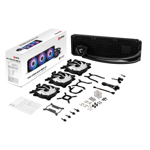 360mm AIO CPU Liquid Cooler with Triple 120mm RGB PWM Fans T69737