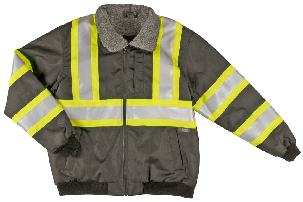 Black Sherpa Lined Safety Bomber XL C72753
