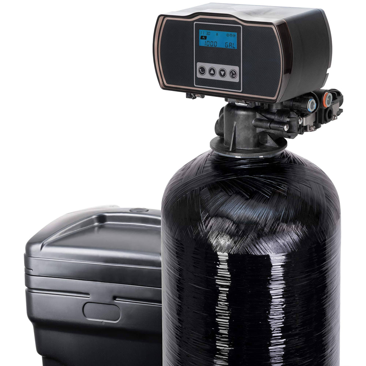 32,000 Grains Water Softener with Digital Head and Fine Mesh Resin B409