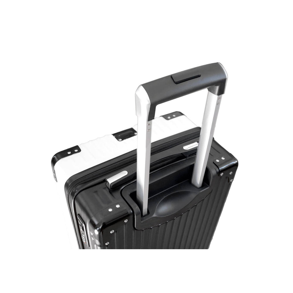 White Carry on Suitcase Y9006