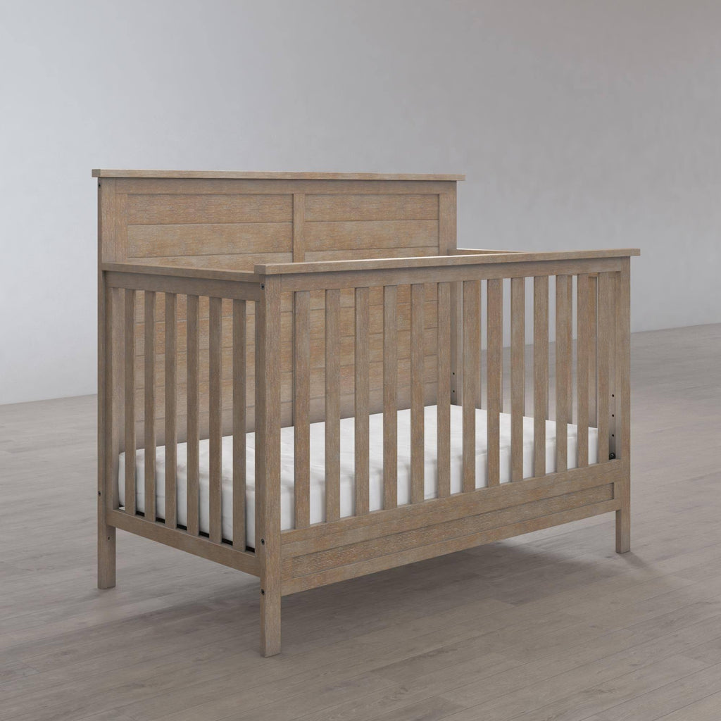 Rustic Grey 5-in-1 Convertible Crib F986932