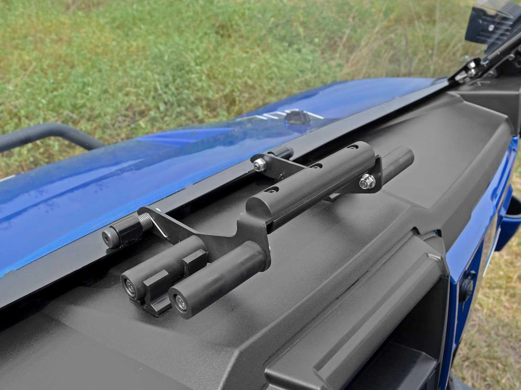 Heavy-Duty Scratch Resistant Flip Windshield, 1/4 Thick Polycarbonate N30915