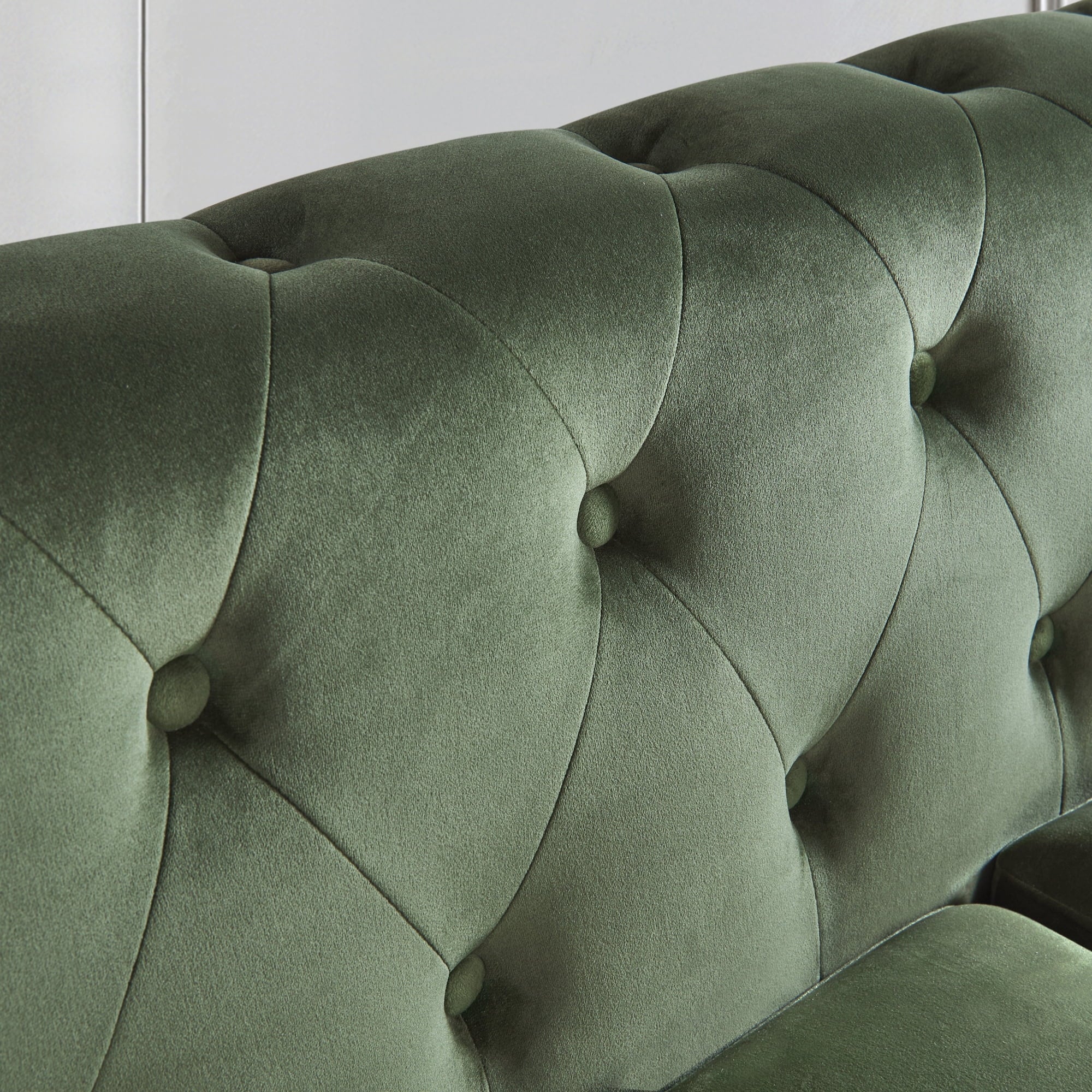 Green Large Upholstered Fabric Sofa R24009