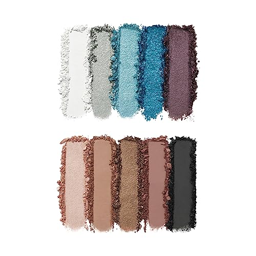 Ten Ultra-pigmented Blue & Purple Metallic Eyeshadow Palette J297344