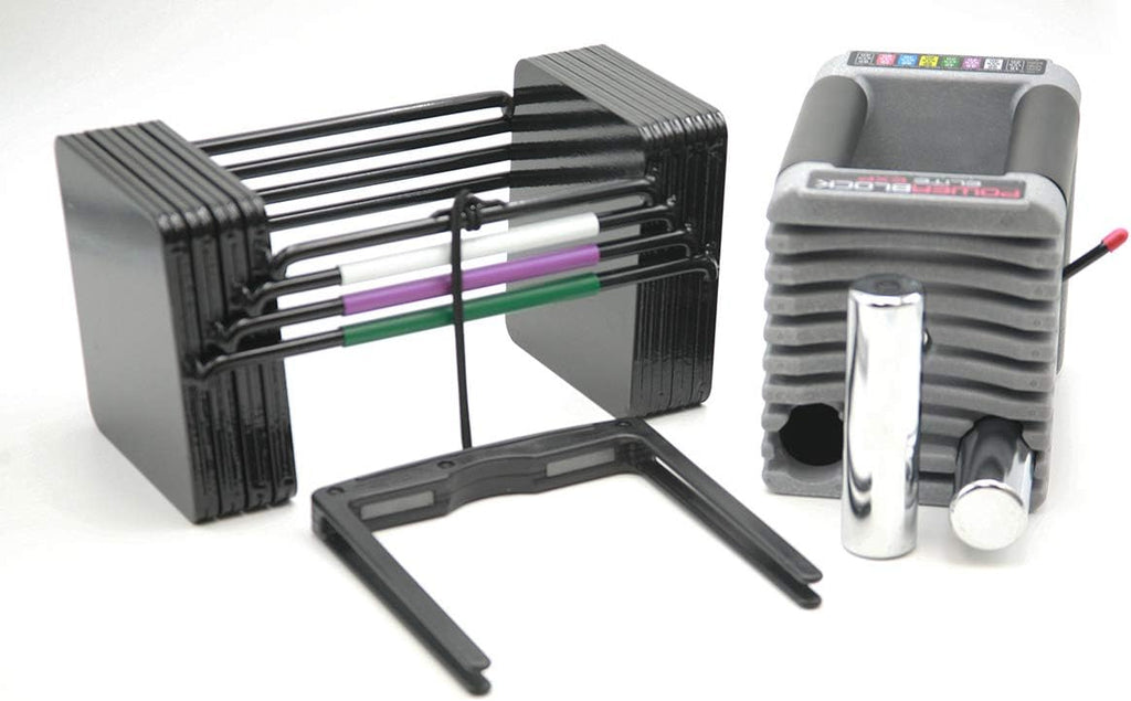 Adjustable Dumbbells, 5-50 lb., Steel E5611
