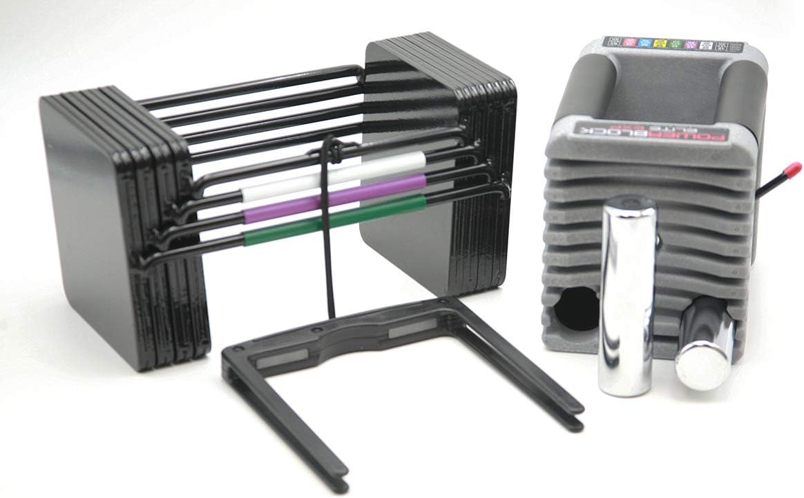 Adjustable Dumbbells, 5-50 lb., Steel E5611