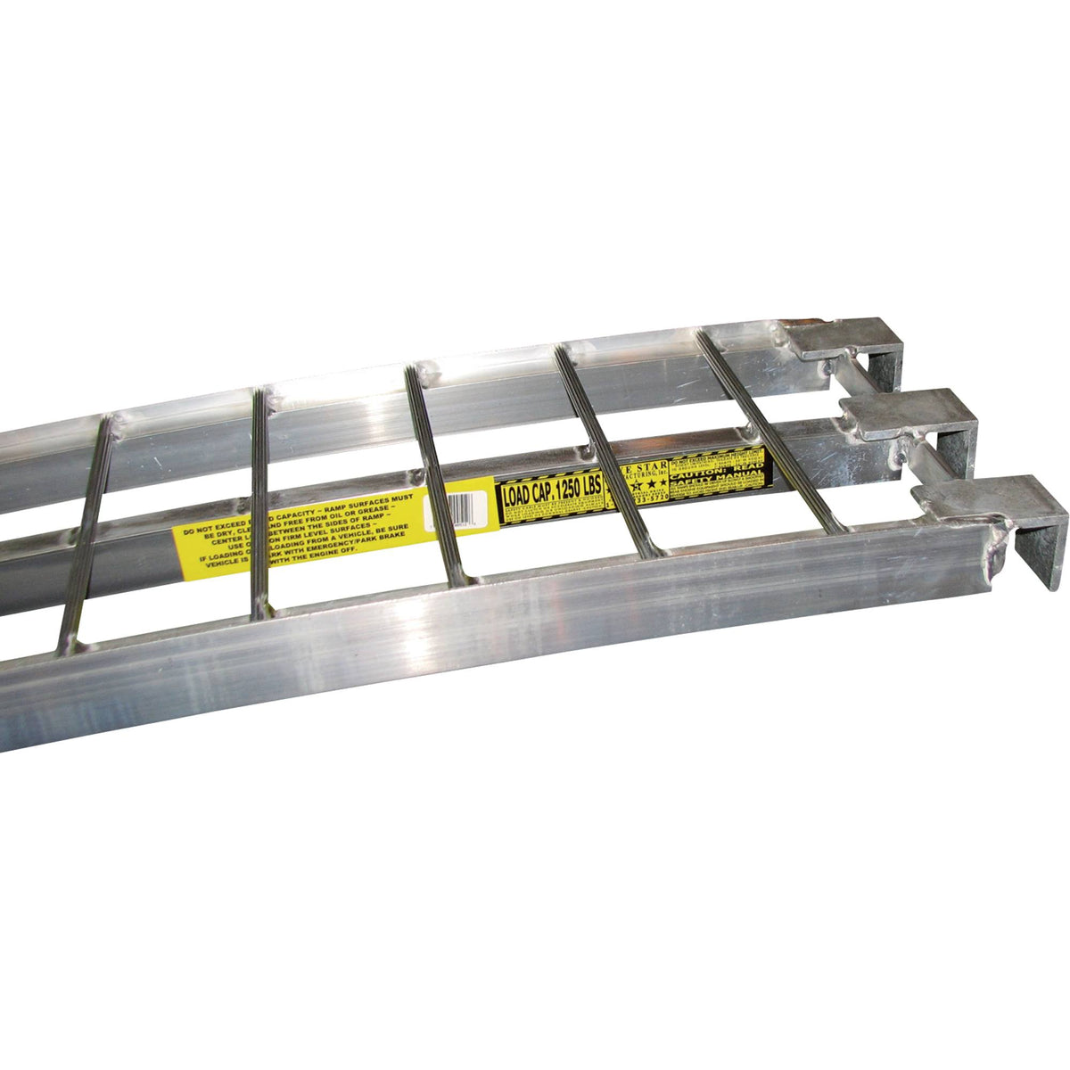 Aluminum Ramp Set, 5 ft. x 12 in, 2500 lbs Capacity J24755