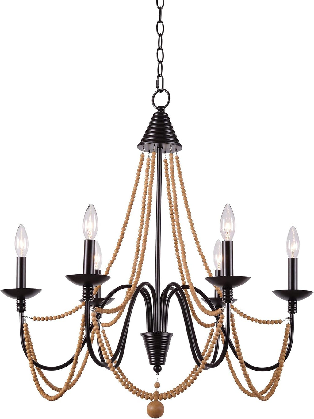 Weathered White Chandelier E27421