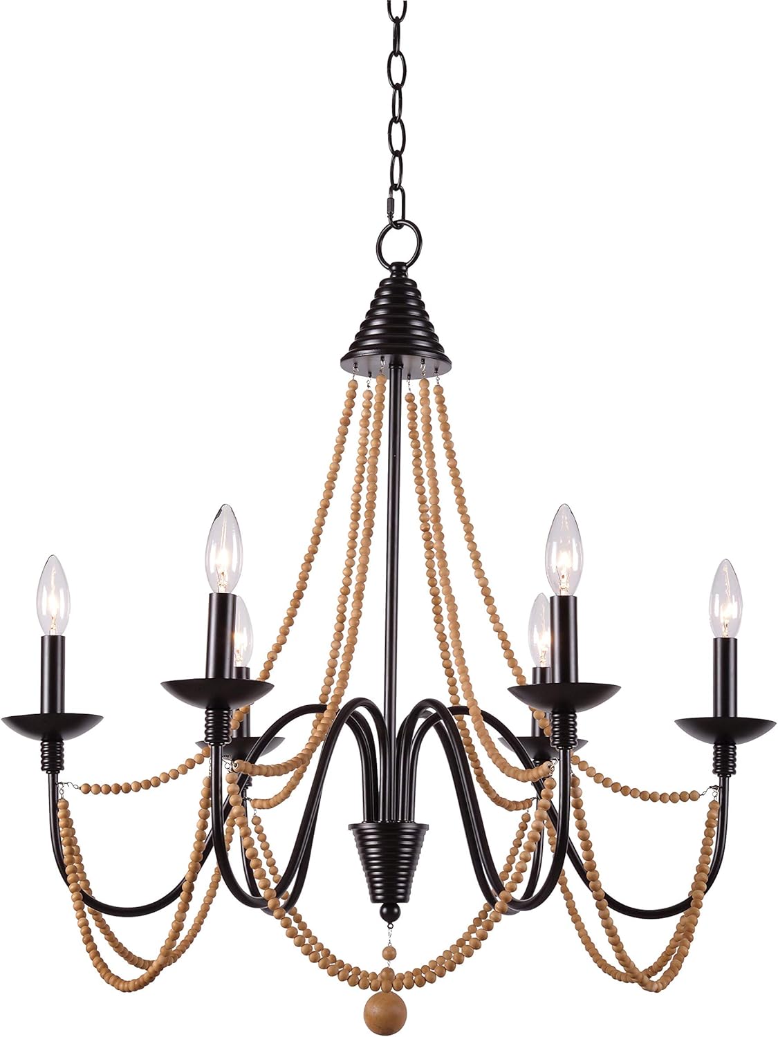 Weathered White Chandelier E27421