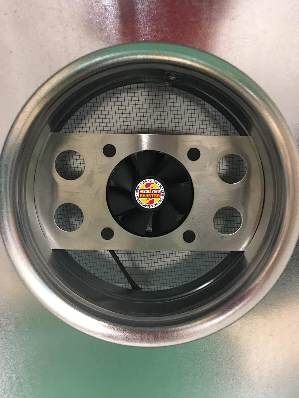Solar Attic Fan with Galvanized Vent N275