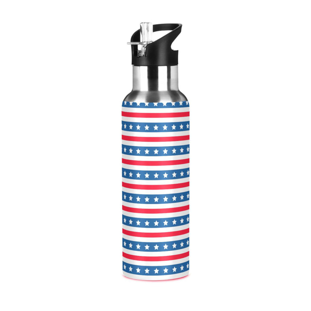 Stainless Steel Vacuum Insulated Water Bottle with Straw Lid 20 OZ E357