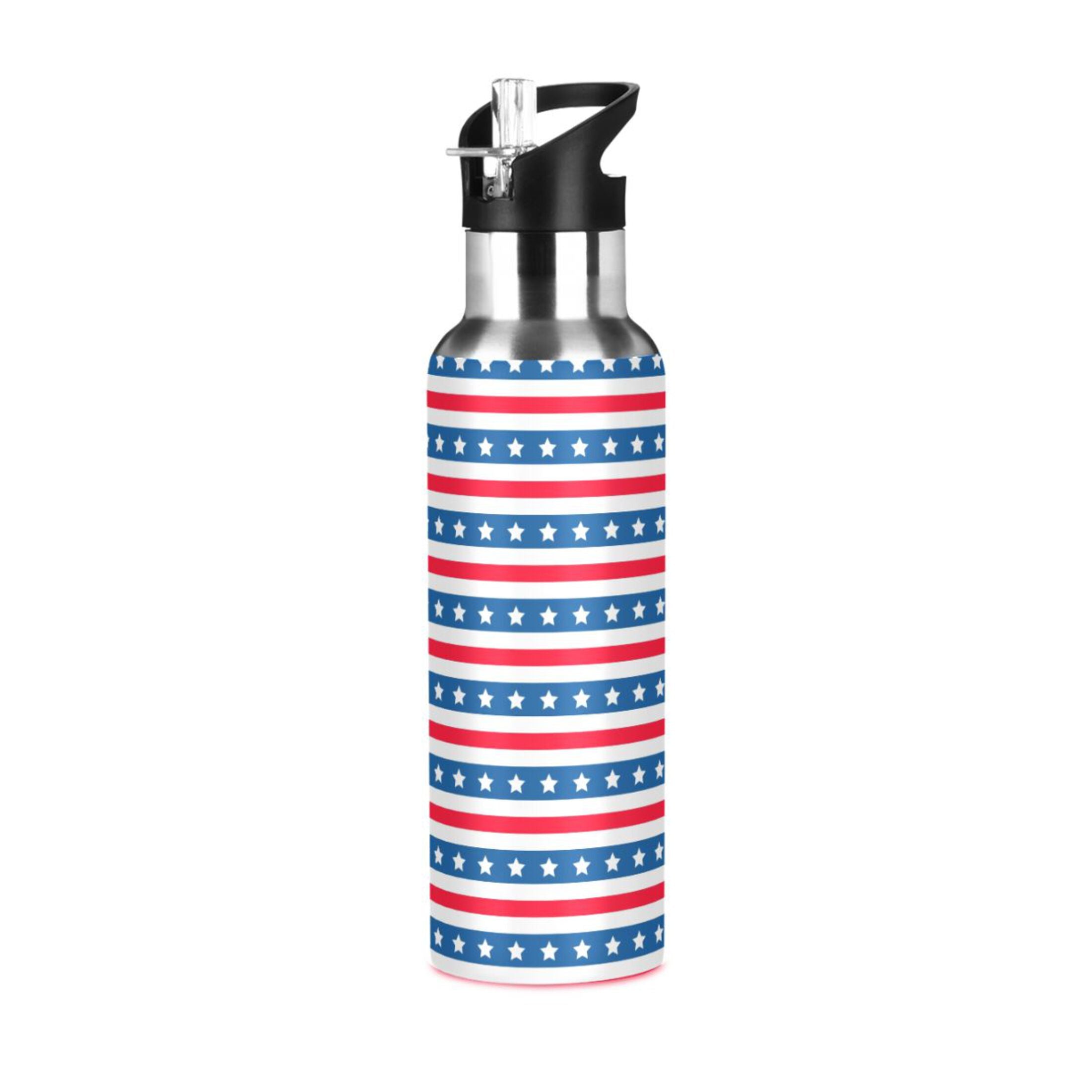Stainless Steel Vacuum Insulated Water Bottle with Straw Lid 20 OZ E357